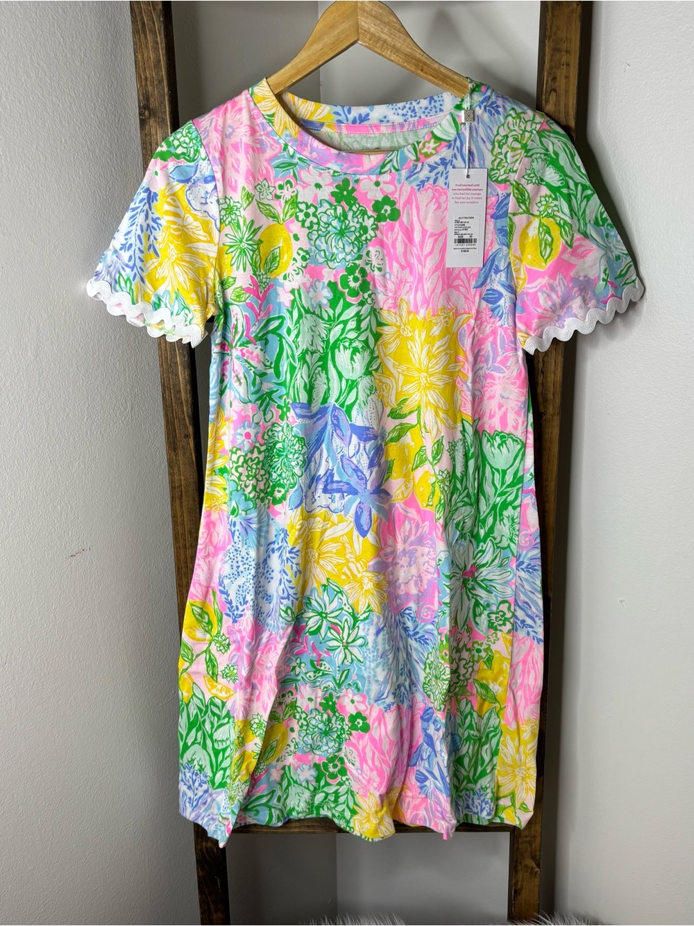 Lilly Pulitzer Bright Delight Patchwork Cody Dress Size XS